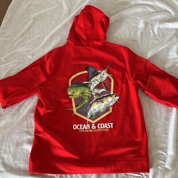 NWT Ocean + Coast Hooded Sweatshirt Size XLARGE - Picture 3 of 7